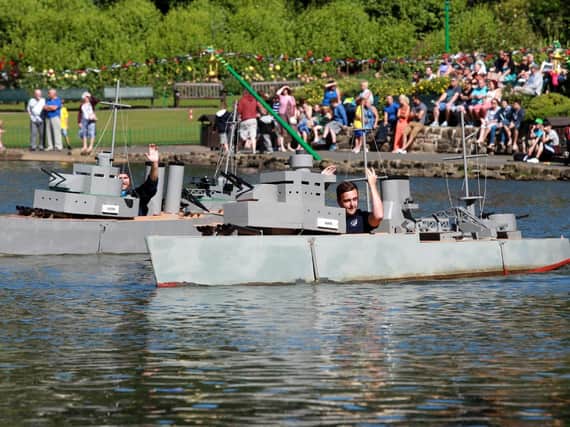 The naval warfare in Peasholm Park. (JPI Media)