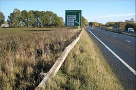 Safety barriers are set to be replaced along the A64 at Malton.