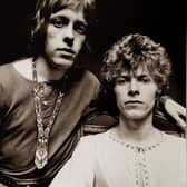 Scarborough-born guitarist John 'Hutch' Hutchinson pictured with David Bowie in the late 1960s. (Photo: David Bowie Official)