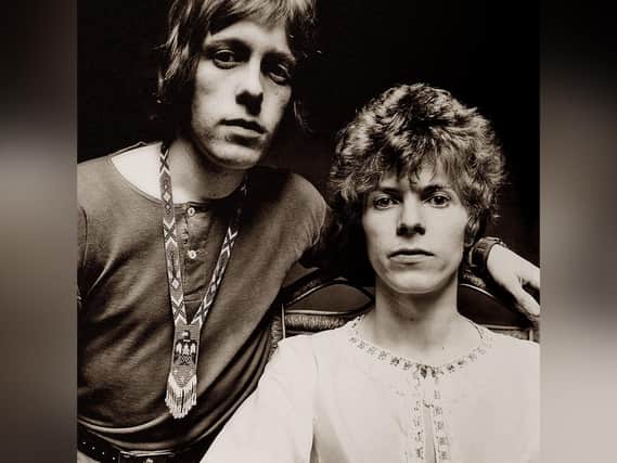 Scarborough-born guitarist John 'Hutch' Hutchinson pictured with David Bowie in the late 1960s. (Photo: David Bowie Official)