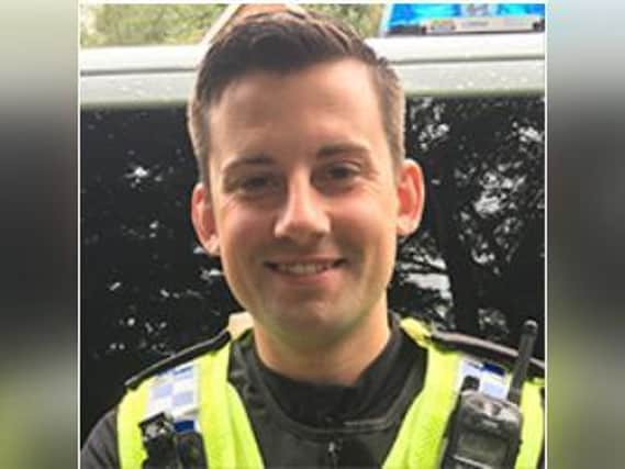 Sergeant Michael Tinsley on duty. Picture: North Yorkshire Police