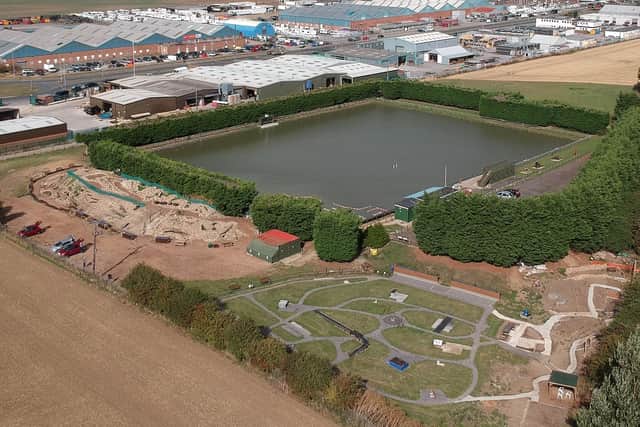 Bridlington Model Boat Society's base at Carnaby Industrial Estate.