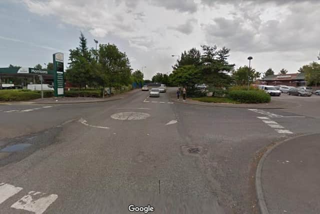 The current mini-roundabout entrance on Market Lane where the work will take place. (Photo: Google)