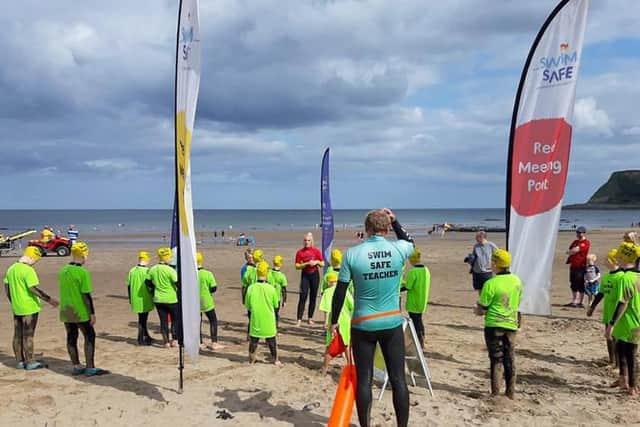 A Swim Safe session on Scarborough's North Bay beach in 2019. (Photo: RNLI)