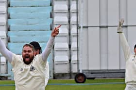 Piet Rinke appeals for a wicket against Harrogate

PHOTO BY SIMON DOBSON