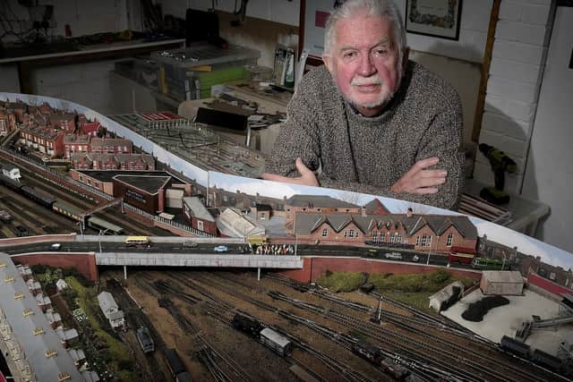 Scarborough model train enthusiast Chris Martin has recreated the Gallows Close Goods Yard.