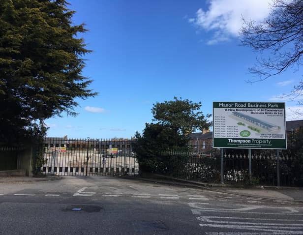 The former site of the Manor Road Nurseries.