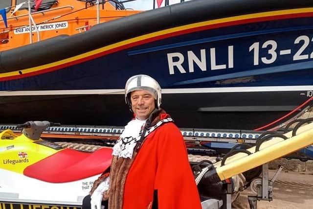The RNLI Open Day sprang into action with a speech by Bridlington Town Mayor Liam Dealtry.
