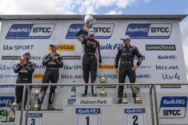 Senna Proctor tops the podium after BTCC race three at Oulton Park

Photo by Gavin Proc Photography