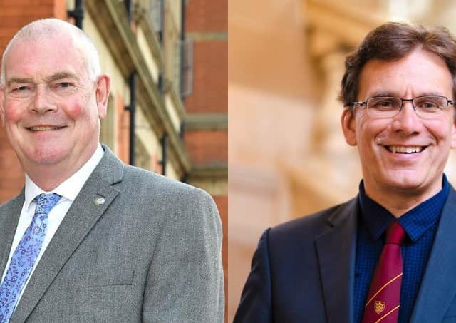 East Riding Council leader Jonathan Owen and Hull Council chief Daren Hale.