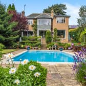 A glorious setting for this house and swimming pool  in Scalby