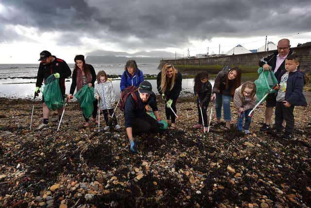A previous beach clean on North Bay organised by Sealife Scarborough. (JPI Media/ Richard Ponter)
