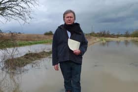 Sir Greg Knight examines flooding in East Yorkshire.