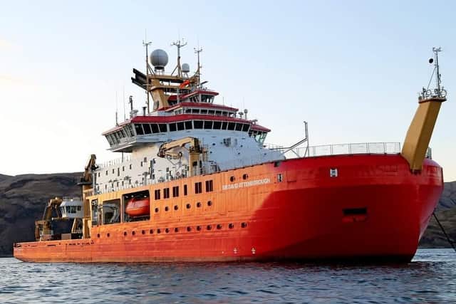 Sir David Attenborough Sea Trials - pic: Rich Turner, BAS