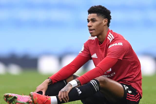 Footballer Marcus Rashford has called on health professionals to boost awareness of the Healthy Start scheme, which helps pregnant women and struggling families with young children buy basic food. Photo: PA Images