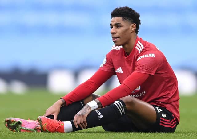 Footballer Marcus Rashford has called on health professionals to boost awareness of the Healthy Start scheme, which helps pregnant women and struggling families with young children buy basic food. Photo: PA Images