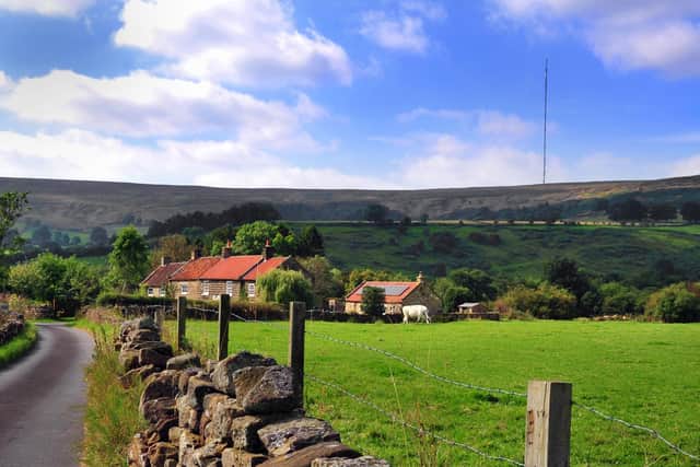 The mast on Bilsdale Moor near Helmsley
