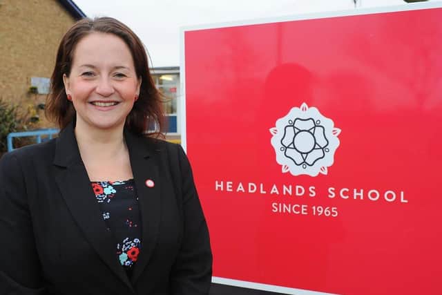 Headlands School headteacher Sarah Bone.