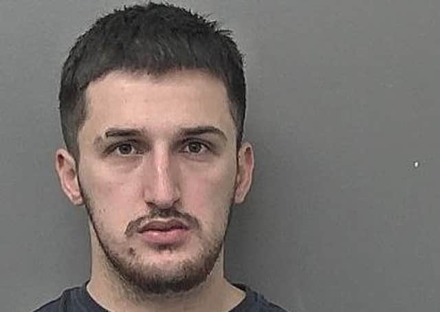 Ergis Sina, 25, of Seven Sisters Road, London, was sentenced to 25 months. Photo courtesy of Humberside Police