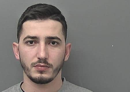 Elion Kulla, 26, of Dale Street, Bradford, received a 22-month prison sentence. Photo courtesy of Humberside Police