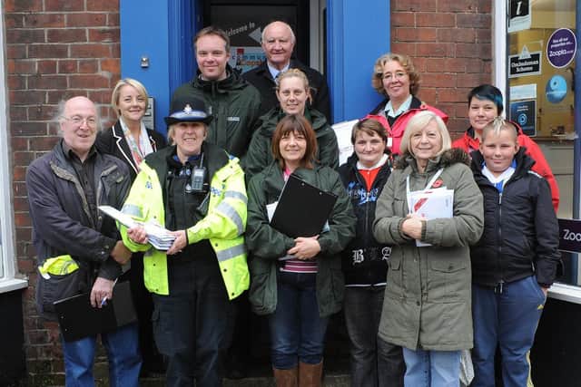 A multi-agency surgery takes place at the Cop Shop Bridlington back in 2013. (NBFP PA1344-9)