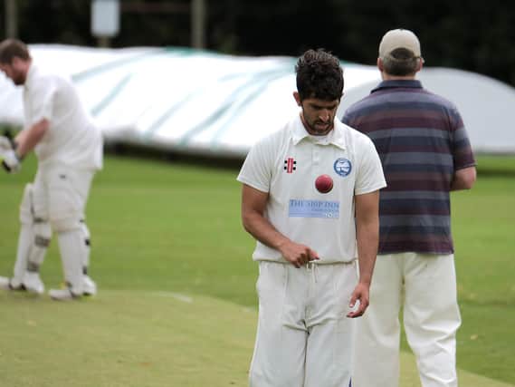 Marcos Brown-Garcia took three wickets for Flamborough

Photo by Richard Ponter