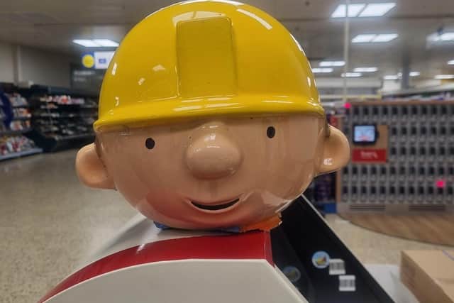 Bridlington Community Police Team officers are appealing for witnesses after Bob the Builder’s head was smashed off a ride outside Tesco.