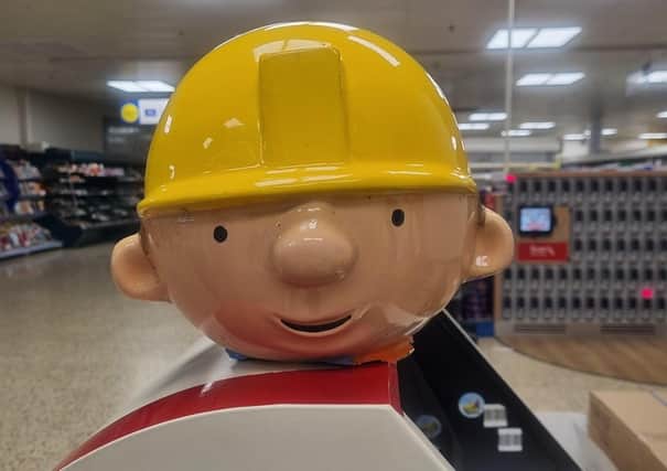 Bridlington Community Police Team officers are appealing for witnesses after Bob the Builder’s head was smashed off a ride outside Tesco.