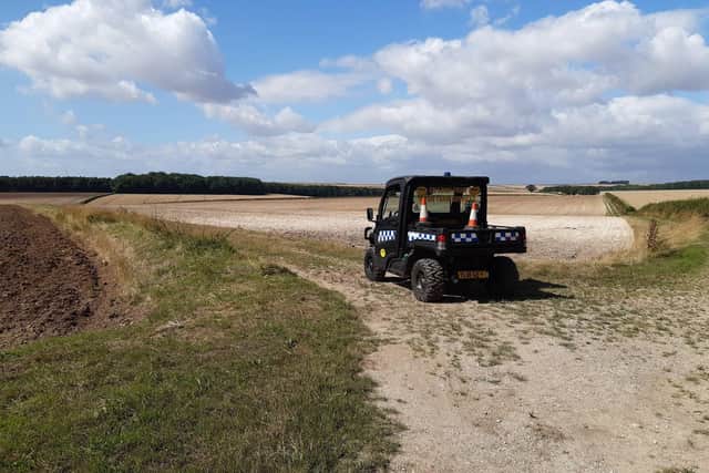 Humberside Police Rural Task Force officers have issued a warning about poachers after receiving a report of padlocks being broken off entrance gates to stubble fields in the Langtoft area.