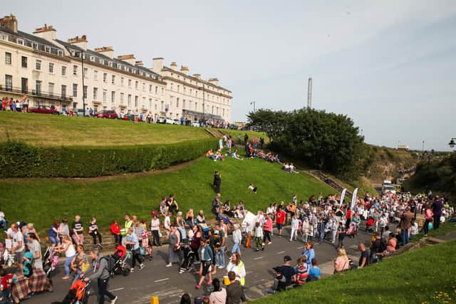 The grand parade at a previous Whitby Regatta.