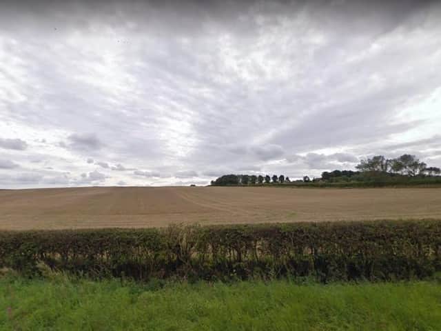 The application would have seen caravans placed on land to the south of Sands Road in Hunmanby. (Photo: Google)