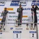 Senna Proctor on the podium, right, after one of his second-place finishes at Knockhill 


Photo by @gavinprocphotography