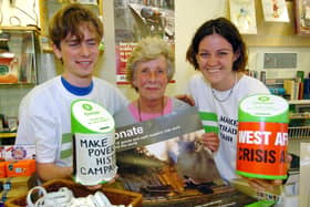 Scarborough Oxfam shop collects £17,000 for the tsunami appeal.