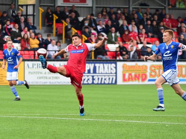 Skipper Michael Coulson shone up front for Boro
Photo by Andy Standing