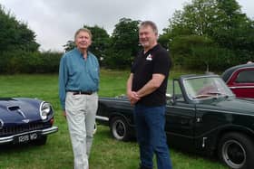 Sir Greg Knight MP (left) and Councillor John Copsey at the event.