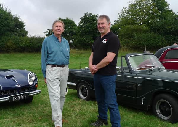 Sir Greg Knight MP (left) and Councillor John Copsey at the event.