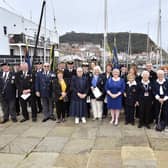 A group picture of guests at Sunday's memorial service.