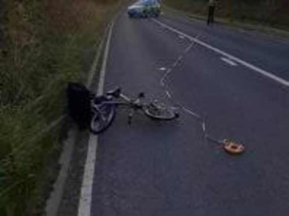 The collision scene. (North Yorkshire Police)