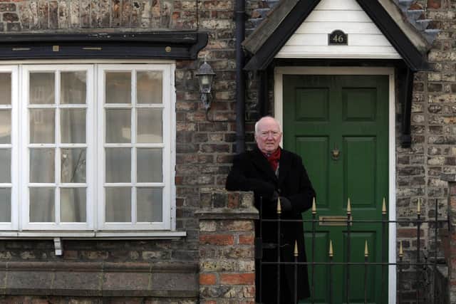 Peter Lawrence outside his daughter's house in York. (JPI Media)