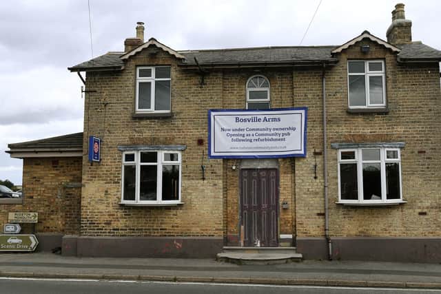 Rudston’s village yard sale is back after an enforced lay-off due to the Covid restrictions. Pictured is the Bosville Arms community pub in Rudston.