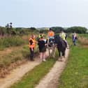 Croft Farm trekkers.