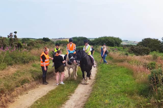 Croft Farm trekkers.