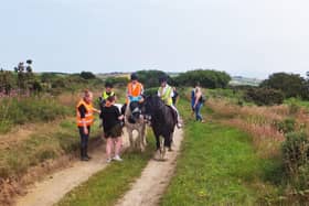 Croft Farm trekkers.