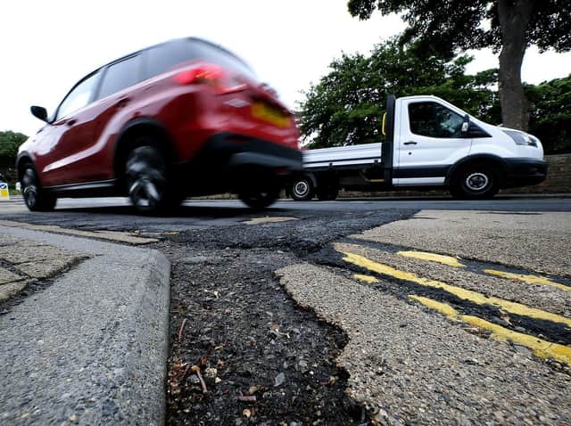Poor road surface in Scarborough. (JPI Media/ Richard Ponter)