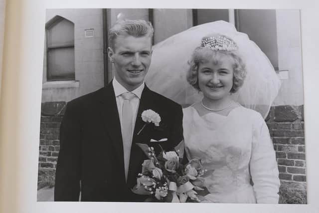 Eddie and Christine on their wedding day. (Christine Penny)