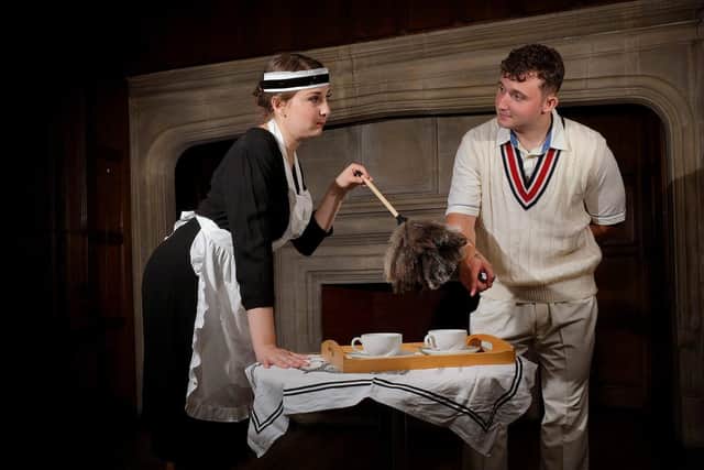 Connor Canvess as Jim and Tilly Jackson as Jill in Mr Cinders