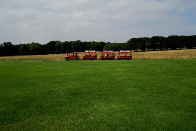 David Jenkinson sent in this photograph of one of the land trains travelling between Sewerby and Bridlington.