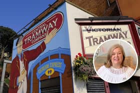 Scarborough's Central Tramway has appointed its first female general manager, Helen Galvin inset, in its 140-year history.