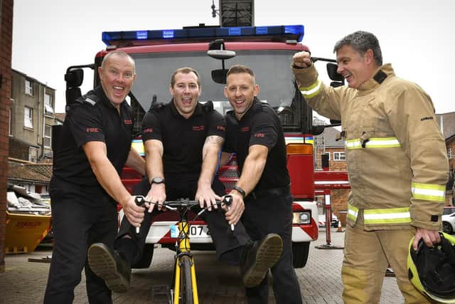 Scarborough Red Watch put the training in ahead of their charity challenge...