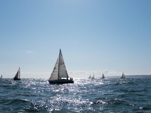 The first Bay race of the Scarborough Yacht Club annual Regatta
Photo by Chris Clark